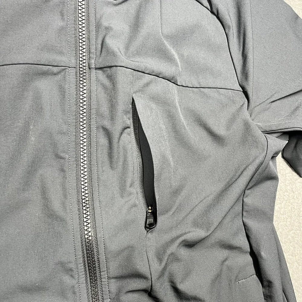 Hill City Mens Jacket Full Zip Active Black Lightweight Ventilated Size S